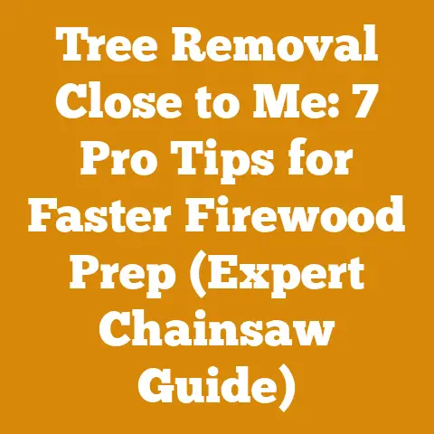 Tree Removal Close to Me: 7 Pro Tips for Faster Firewood Prep (Expert Chainsaw Guide)