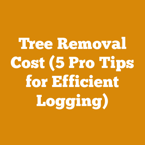 Tree Removal Cost (5 Pro Tips for Efficient Logging)