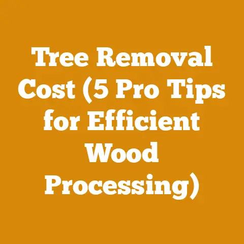 Tree Removal Cost (5 Pro Tips for Efficient Wood Processing)