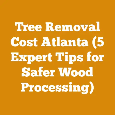 Tree Removal Cost Atlanta (5 Expert Tips for Safer Wood Processing)