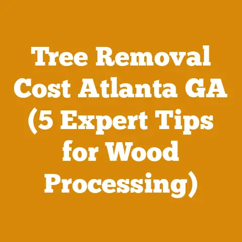 Tree Removal Cost Atlanta GA (5 Expert Tips for Wood Processing)