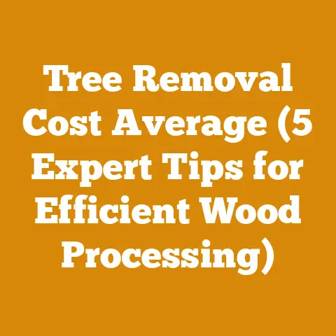 Tree Removal Cost Average (5 Expert Tips for Efficient Wood Processing)