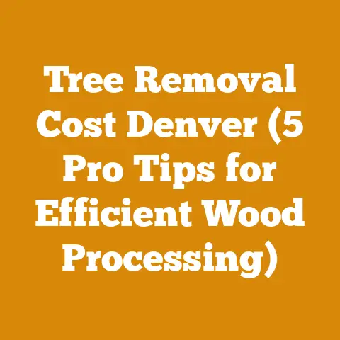 Tree Removal Cost Denver (5 Pro Tips for Efficient Wood Processing)