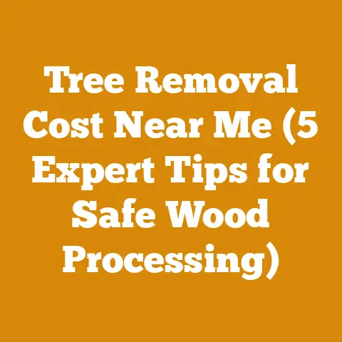 Tree Removal Cost Near Me (5 Expert Tips for Safe Wood Processing)