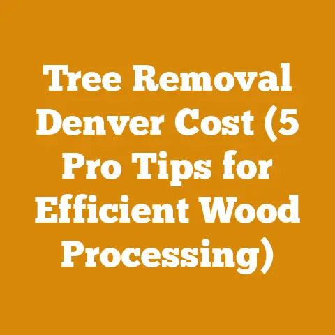 Tree Removal Denver Cost (5 Pro Tips for Efficient Wood Processing)