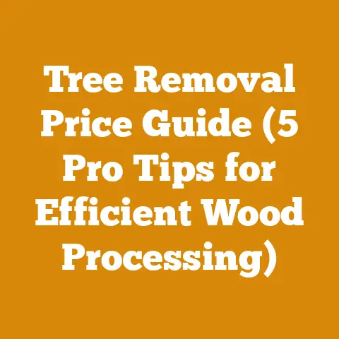 Tree Removal Price Guide (5 Pro Tips for Efficient Wood Processing)