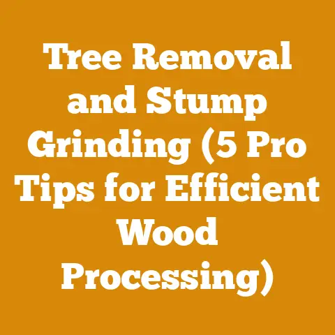 Tree Removal and Stump Grinding (5 Pro Tips for Efficient Wood Processing)