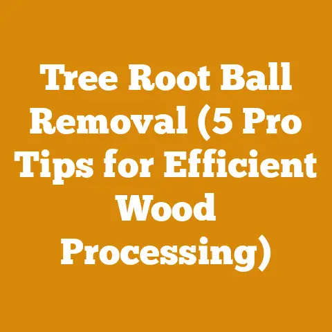 Tree Root Ball Removal (5 Pro Tips for Efficient Wood Processing)