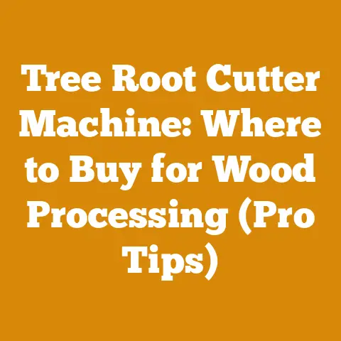 Tree Root Cutter Machine: Where to Buy for Wood Processing (Pro Tips)