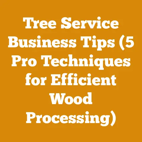 Tree Service Business Tips (5 Pro Techniques for Efficient Wood Processing)