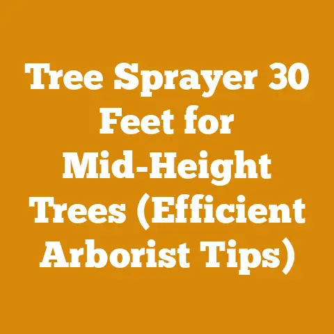 Tree Sprayer 30 Feet for Mid-Height Trees (Efficient Arborist Tips)