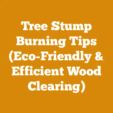 Tree Stump Burning Tips (Eco-Friendly & Efficient Wood Clearing)