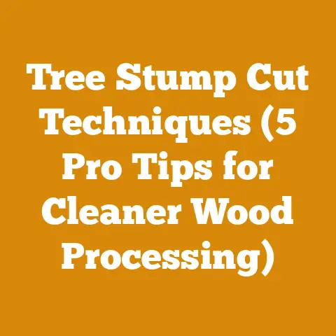 Tree Stump Cut Techniques (5 Pro Tips for Cleaner Wood Processing)