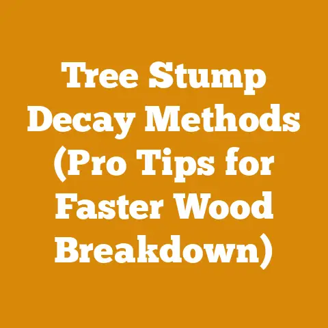 Tree Stump Decay Methods (Pro Tips for Faster Wood Breakdown)