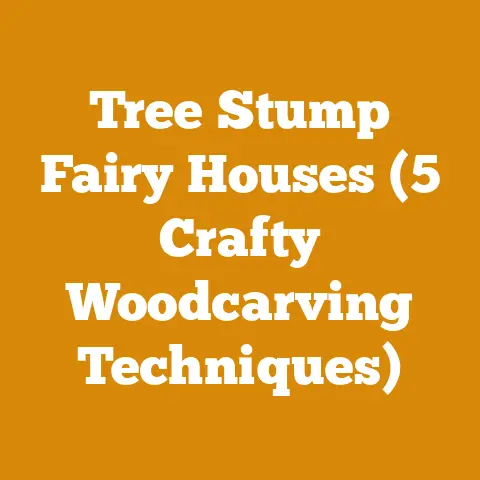 Tree Stump Fairy Houses (5 Crafty Woodcarving Techniques)