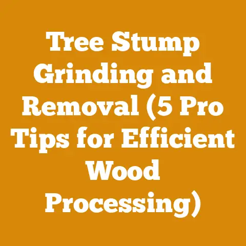 Tree Stump Grinding and Removal (5 Pro Tips for Efficient Wood Processing)