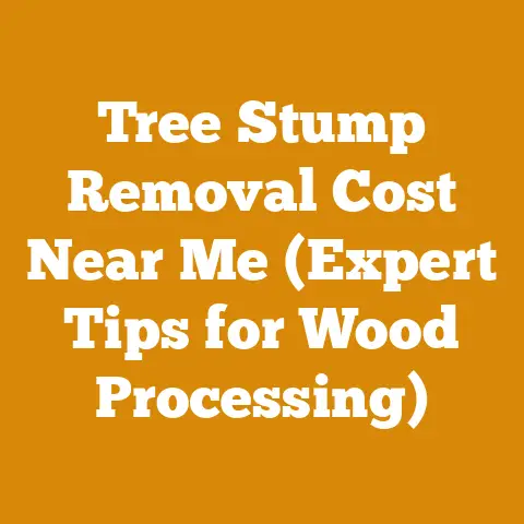 Tree Stump Removal Cost Near Me (Expert Tips for Wood Processing)