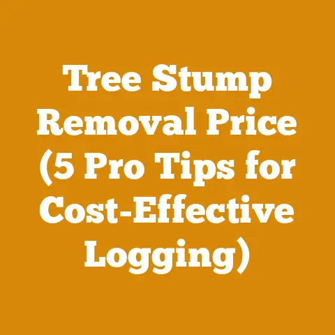 Tree Stump Removal Price (5 Pro Tips for Cost-Effective Logging)