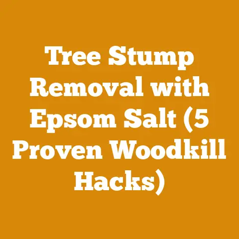 Tree Stump Removal with Epsom Salt (5 Proven Woodkill Hacks)