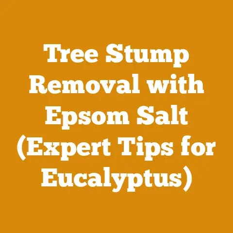 Tree Stump Removal with Epsom Salt (Expert Tips for Eucalyptus)