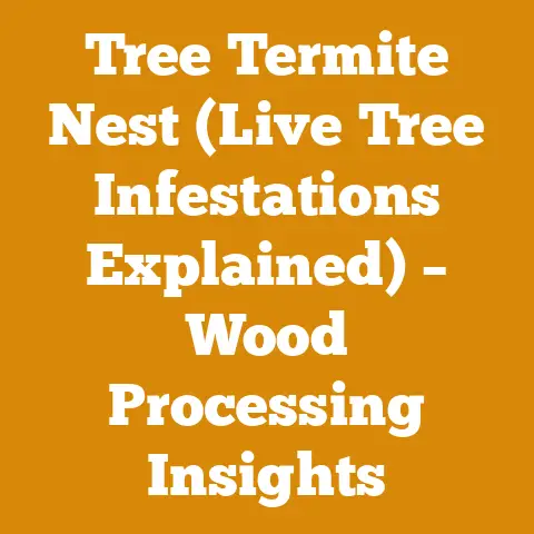 Tree Termite Nest (Live Tree Infestations Explained) – Wood Processing Insights