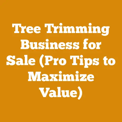 Tree Trimming Business for Sale (Pro Tips to Maximize Value)