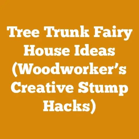 Tree Trunk Fairy House Ideas (Woodworker’s Creative Stump Hacks)