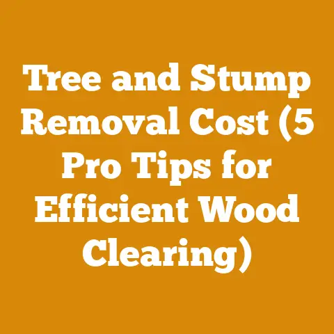 Tree and Stump Removal Cost (5 Pro Tips for Efficient Wood Clearing)