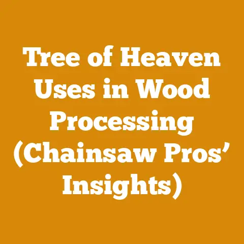Tree of Heaven Uses in Wood Processing (Chainsaw Pros’ Insights)