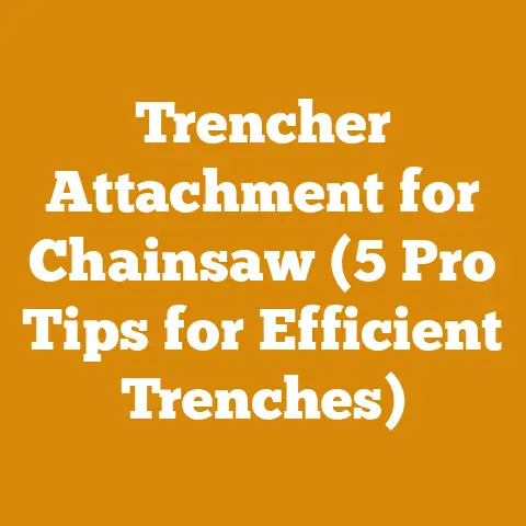 Trencher Attachment for Chainsaw (5 Pro Tips for Efficient Trenches)