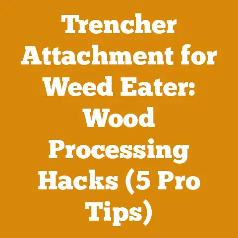 Trencher Attachment for Weed Eater: Wood Processing Hacks (5 Pro Tips)