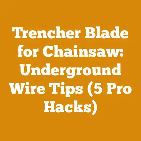 Trencher Blade for Chainsaw: Underground Wire Tips (5 Pro Hacks)