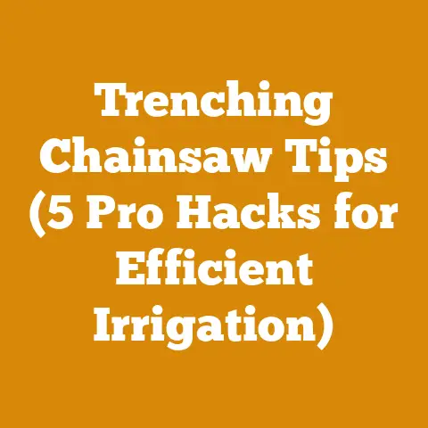 Trenching Chainsaw Tips (5 Pro Hacks for Efficient Irrigation)