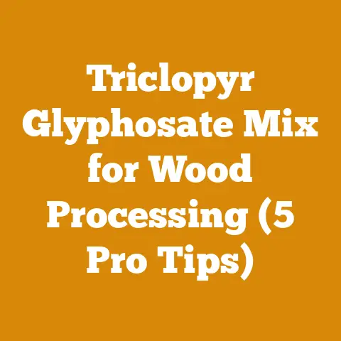 Triclopyr Glyphosate Mix for Wood Processing (5 Pro Tips)