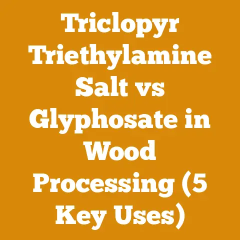 Triclopyr Triethylamine Salt vs Glyphosate in Wood Processing (5 Key Uses)