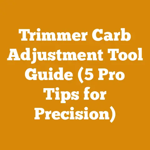 Trimmer Carb Adjustment Tool Guide (5 Pro Tips for Precision)