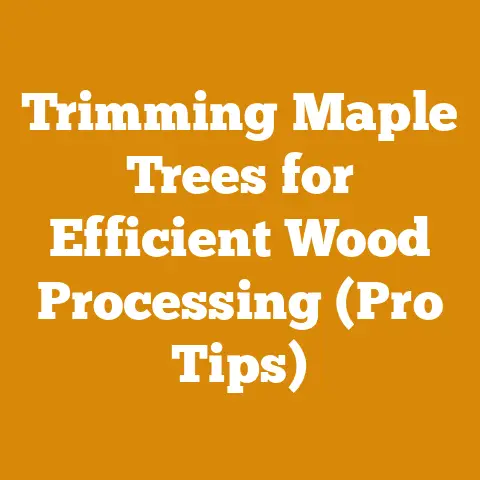 Trimming Maple Trees for Efficient Wood Processing (Pro Tips)