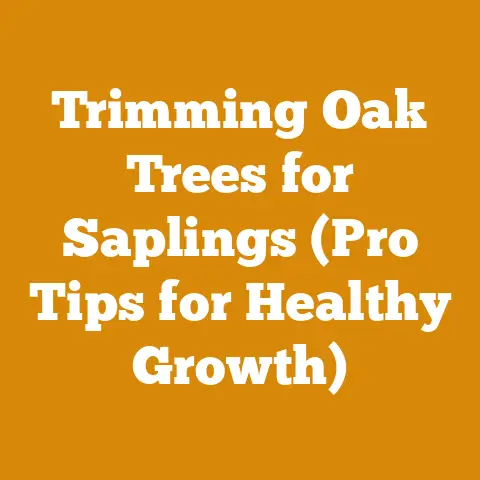 Trimming Oak Trees for Saplings (Pro Tips for Healthy Growth)