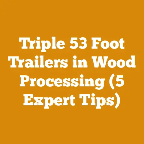 Triple 53 Foot Trailers in Wood Processing (5 Expert Tips)
