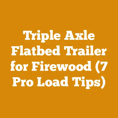 Triple Axle Flatbed Trailer for Firewood (7 Pro Load Tips)
