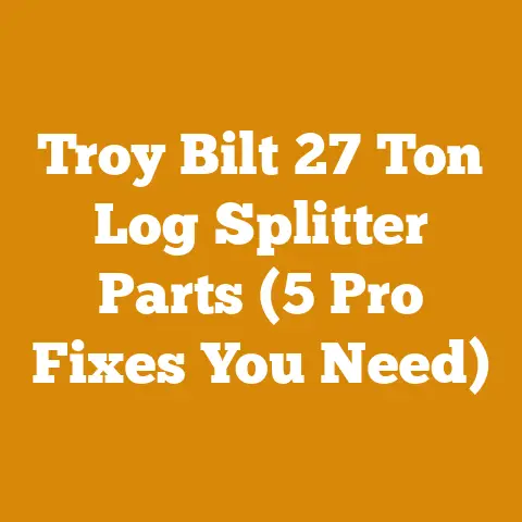 Troy Bilt 27 Ton Log Splitter Parts (5 Pro Fixes You Need)