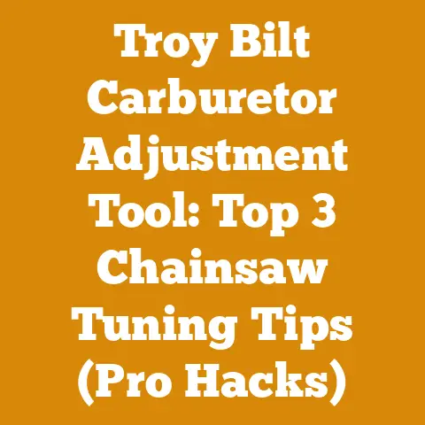 Troy Bilt Carburetor Adjustment Tool: Top 3 Chainsaw Tuning Tips (Pro Hacks)