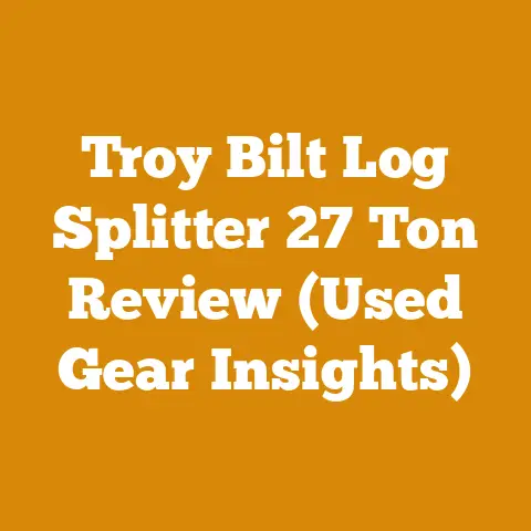 Troy Bilt Log Splitter 27 Ton Review (Used Gear Insights)