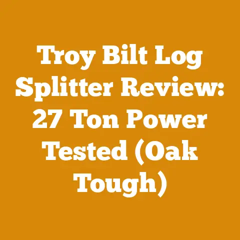 Troy Bilt Log Splitter Review: 27 Ton Power Tested (Oak Tough)