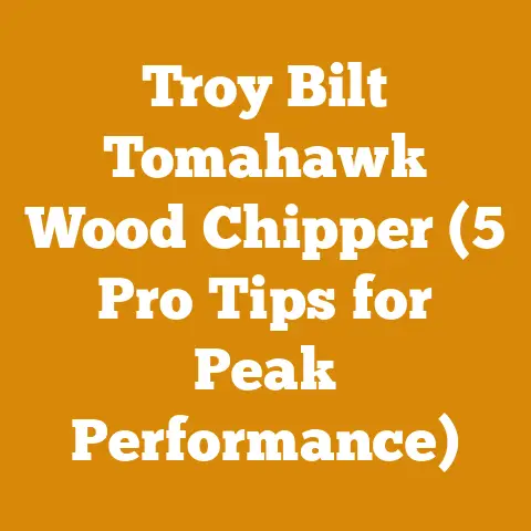 Troy Bilt Tomahawk Wood Chipper (5 Pro Tips for Peak Performance)