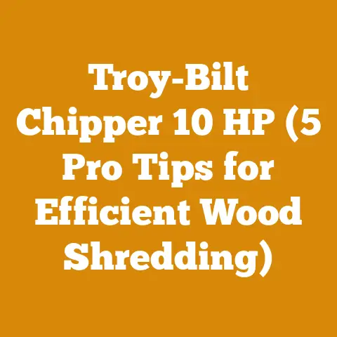 Troy-Bilt Chipper 10 HP (5 Pro Tips for Efficient Wood Shredding)