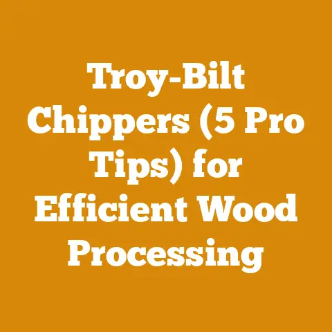 Troy-Bilt Chippers (5 Pro Tips) for Efficient Wood Processing