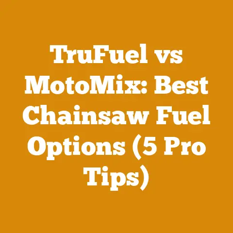 TruFuel vs MotoMix: Best Chainsaw Fuel Options (5 Pro Tips)