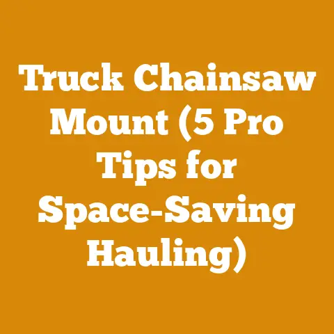 Truck Chainsaw Mount (5 Pro Tips for Space-Saving Hauling)
