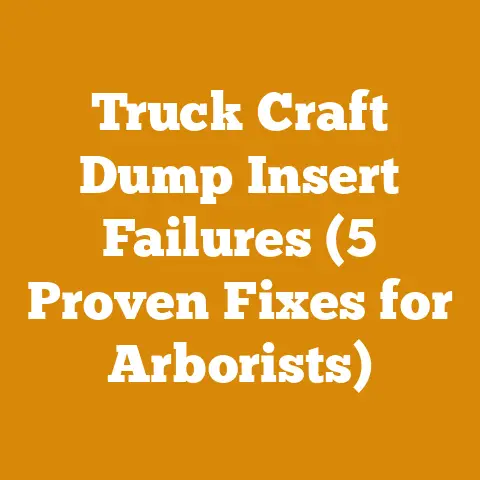 Truck Craft Dump Insert Failures (5 Proven Fixes for Arborists)